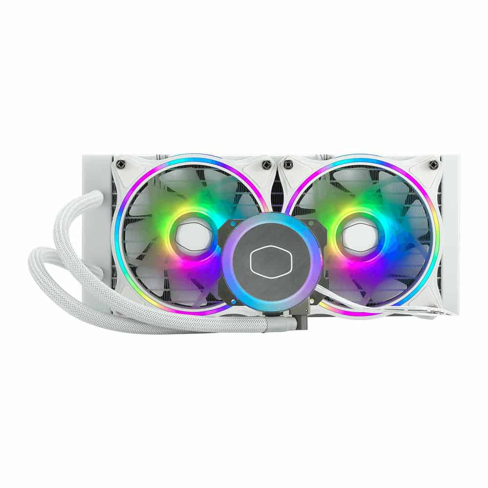 (image for) CoolerMaster MasterLiquid ML240 Illusion White All In One Liquid CPU Cooler